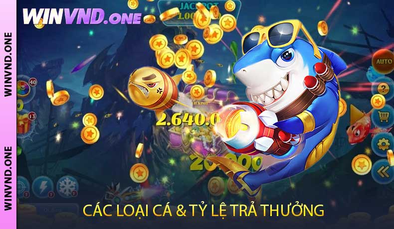 Các Loại Cá & Tỷ Lệ Trả Thưởng